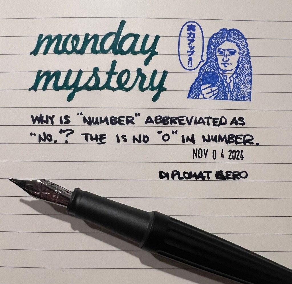 Monday Mystery