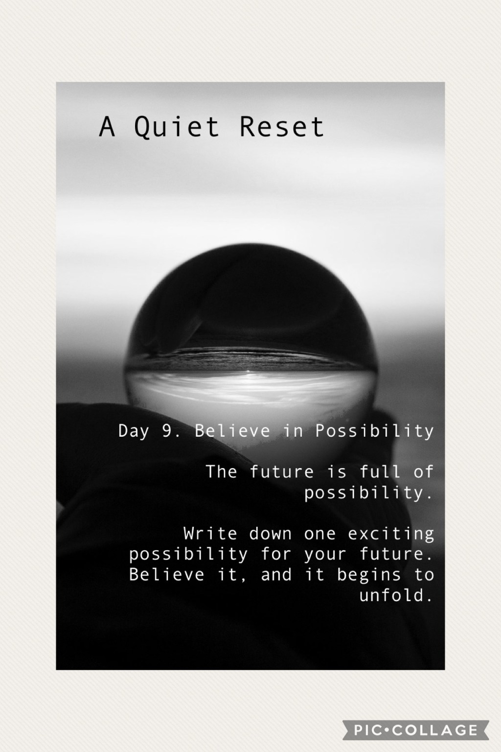A Quiet Reset – day&nbsp;9