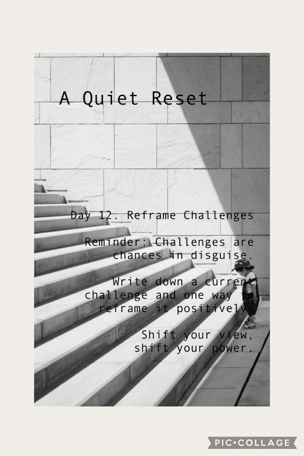 A Quiet Reset – day&nbsp;12