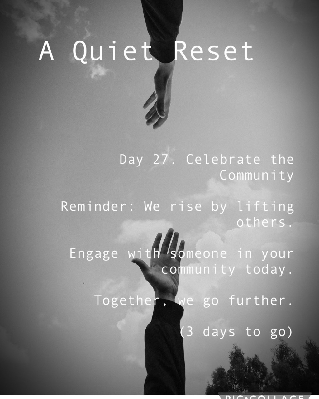 A Quiet Reset – day&nbsp;27
