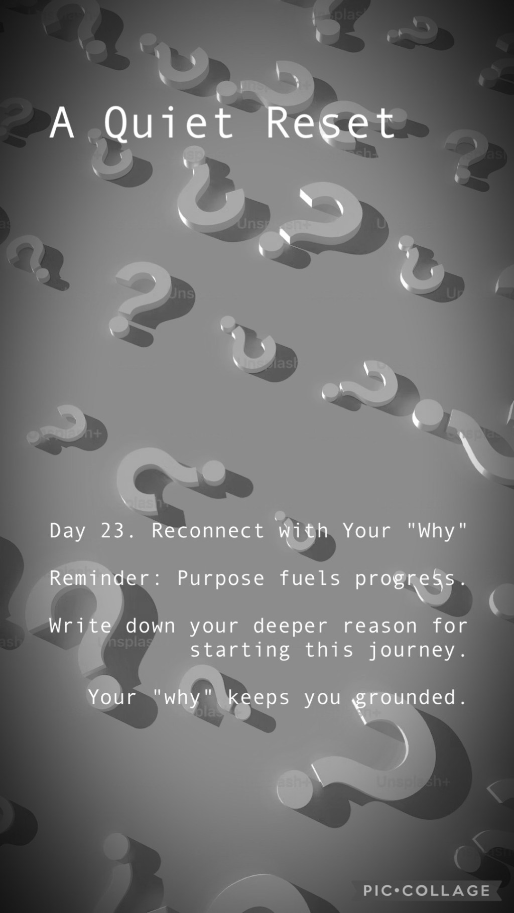 A Quiet Reset – day&nbsp;23