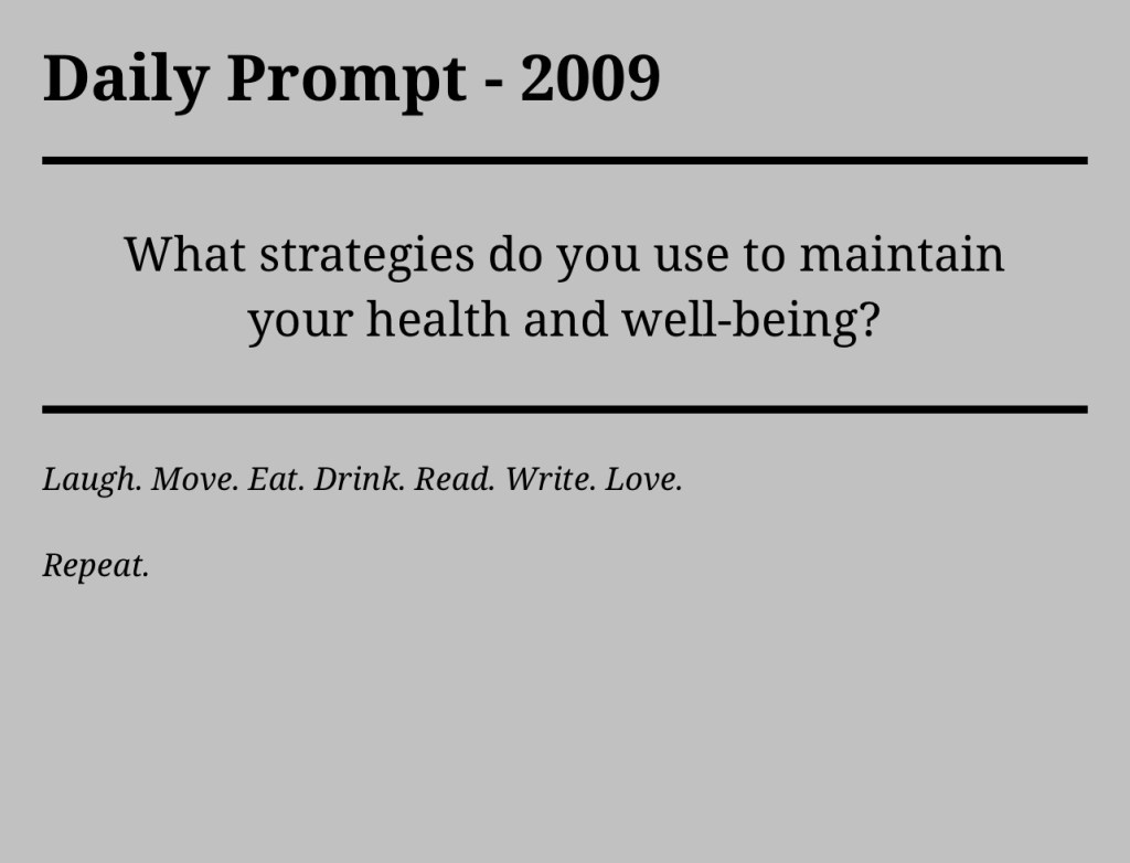 Daily Prompt –&nbsp;2009