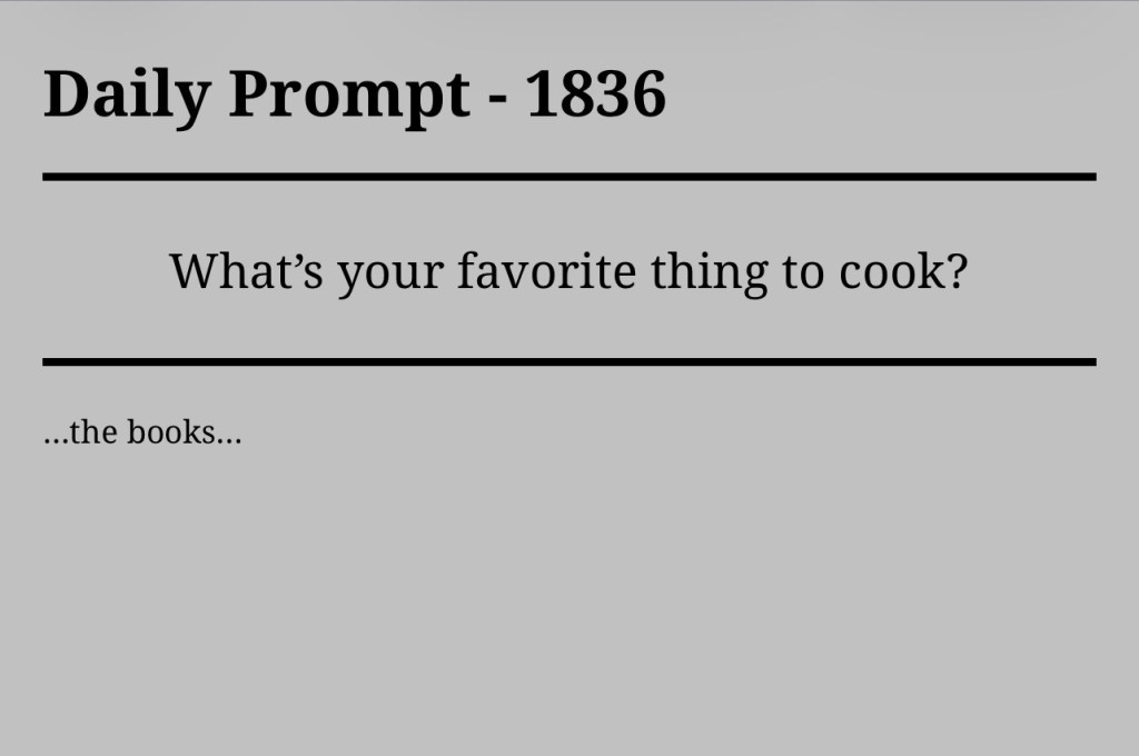 Daily Prompt –&nbsp;1836
