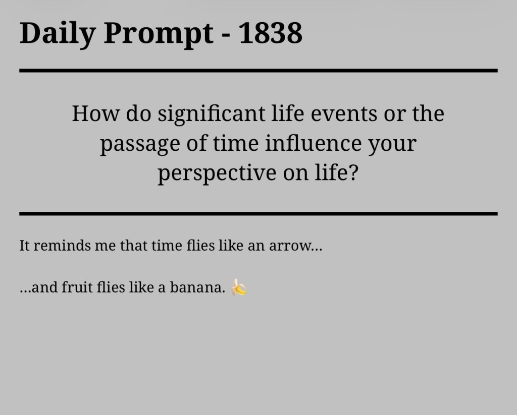 Daily Prompt –&nbsp;1838