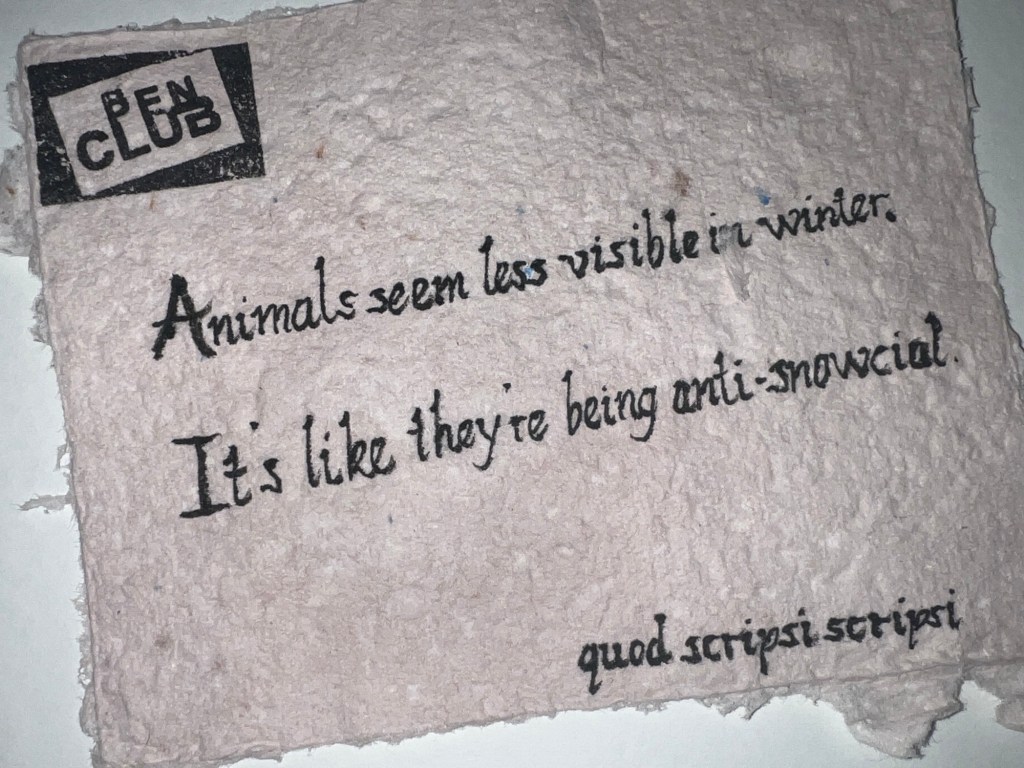 Pen and Ink Challenge – Feb 5