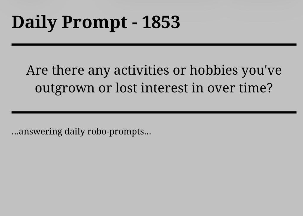 Daily Prompt –&nbsp;1853