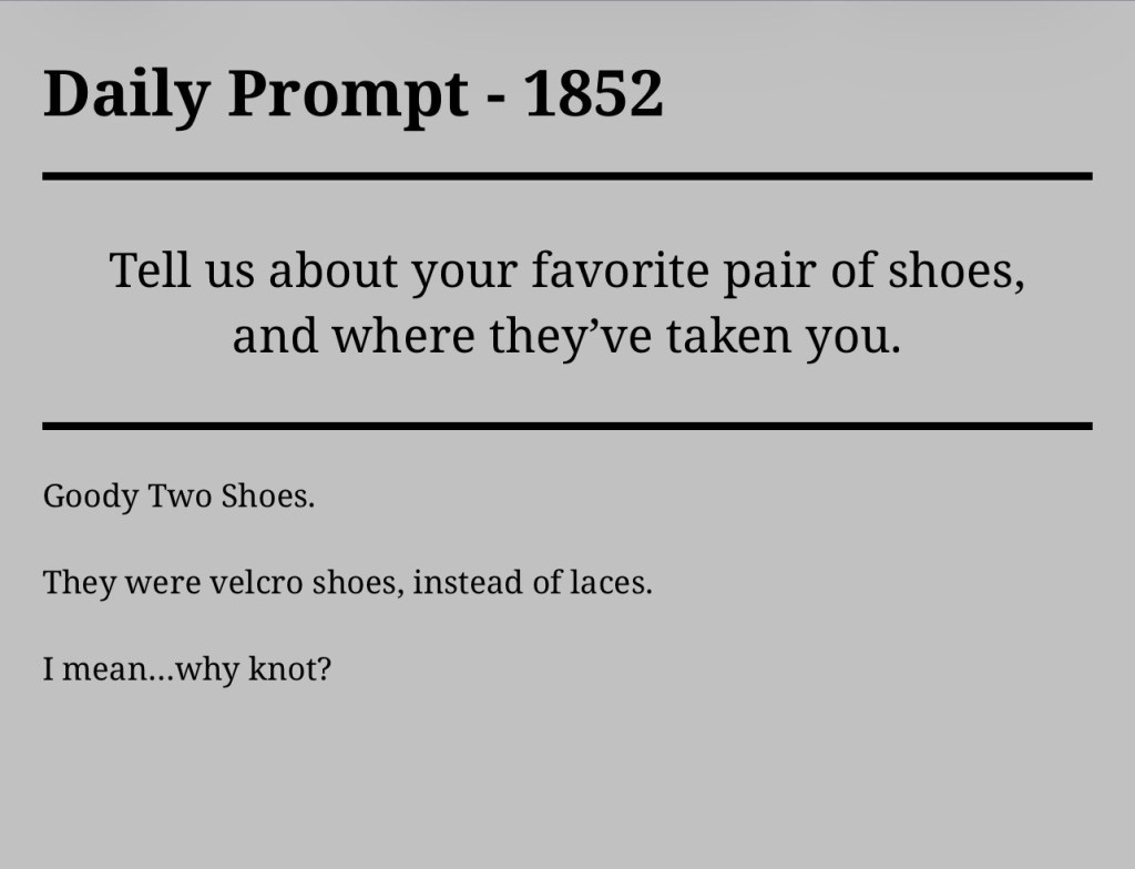 Daily Prompt – 1852