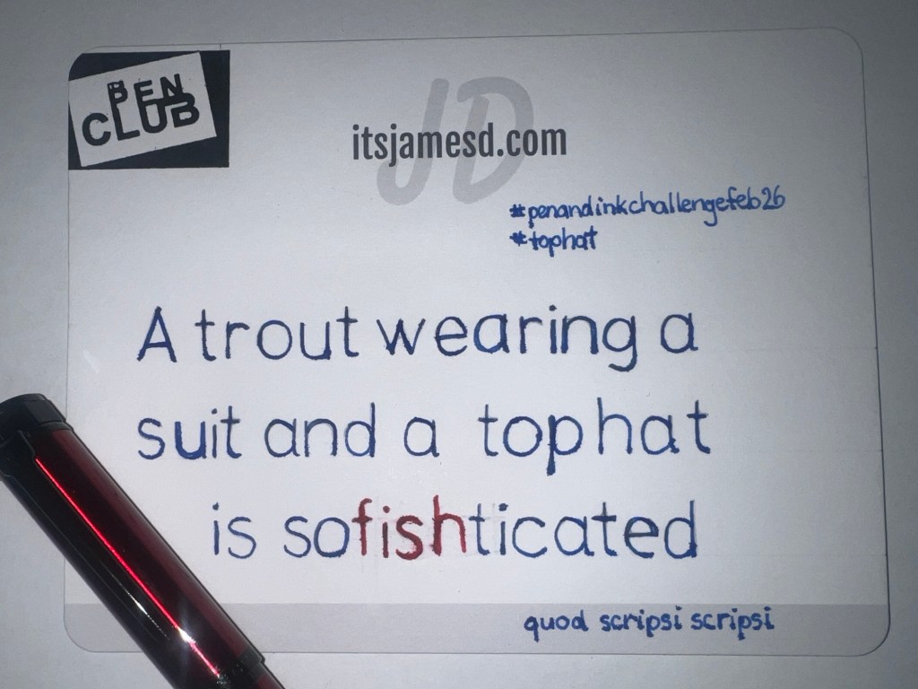 Pen and Ink Challenge – Feb 23