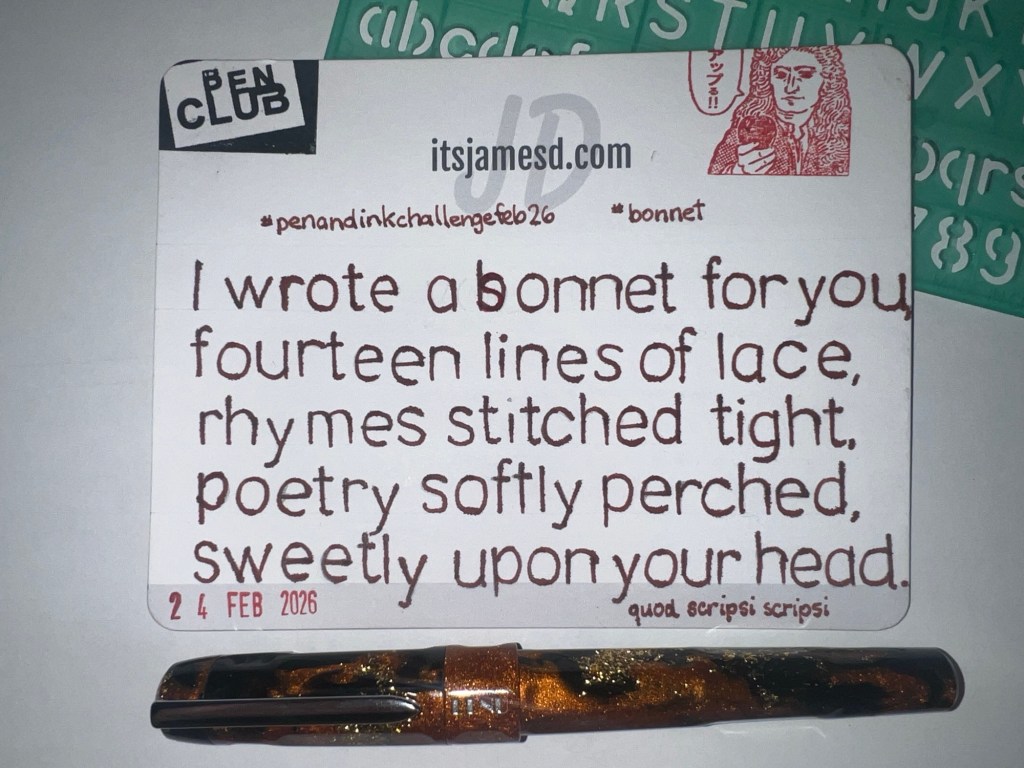 Pen and Ink Challenge – Feb&nbsp;24