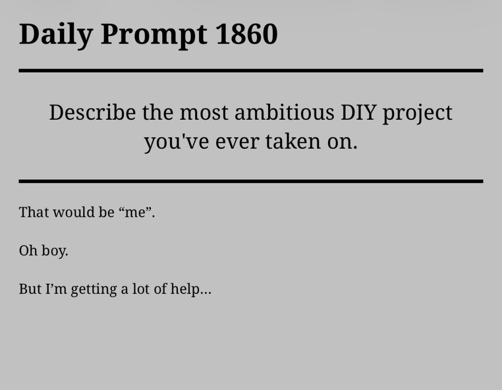 Daily Prompt 1860