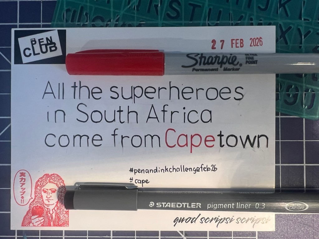 Pen and Ink Challenge – Feb&nbsp;27