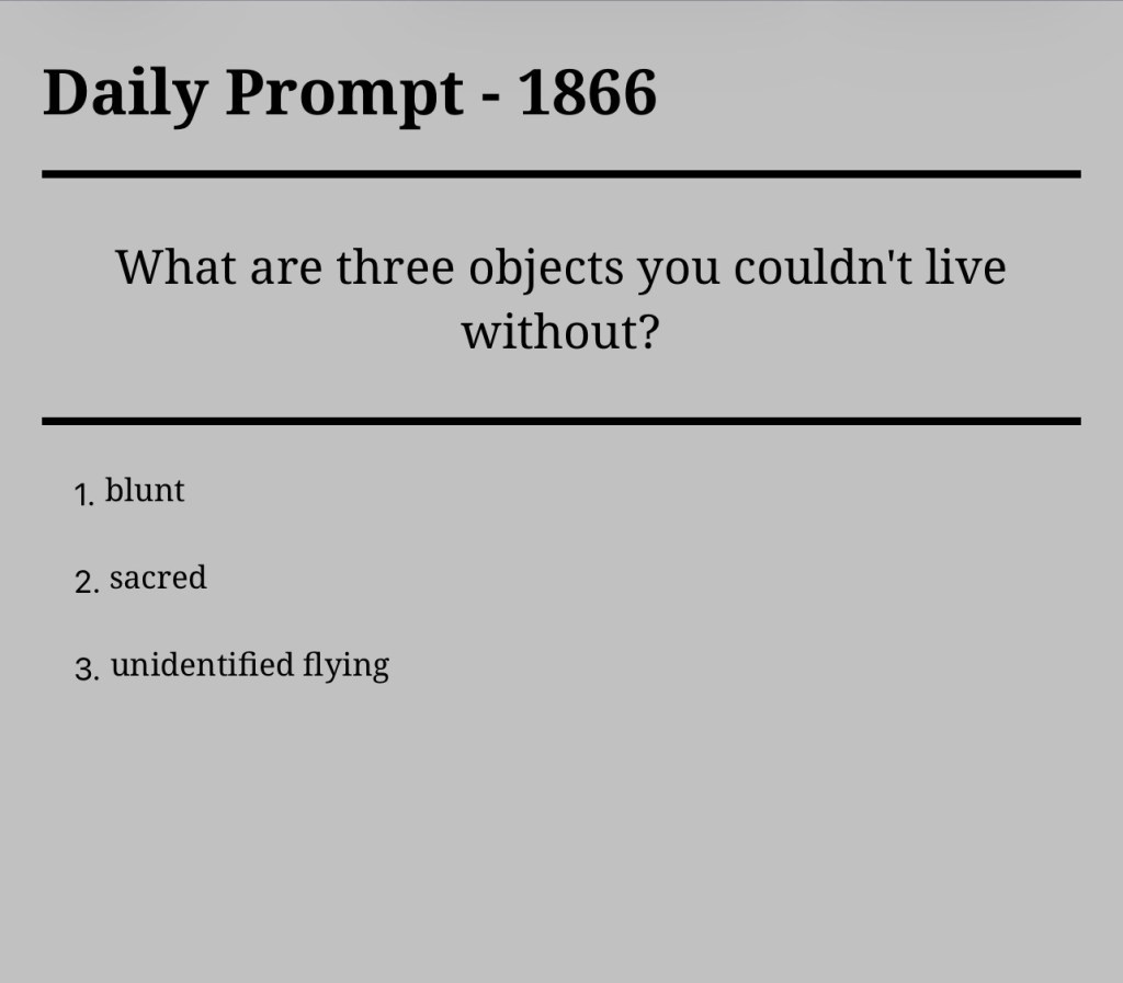 Daily Prompt –&nbsp;1866
