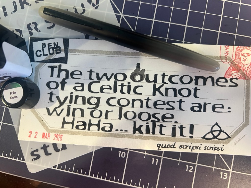 Pen and Ink Challenge – Mar&nbsp;22