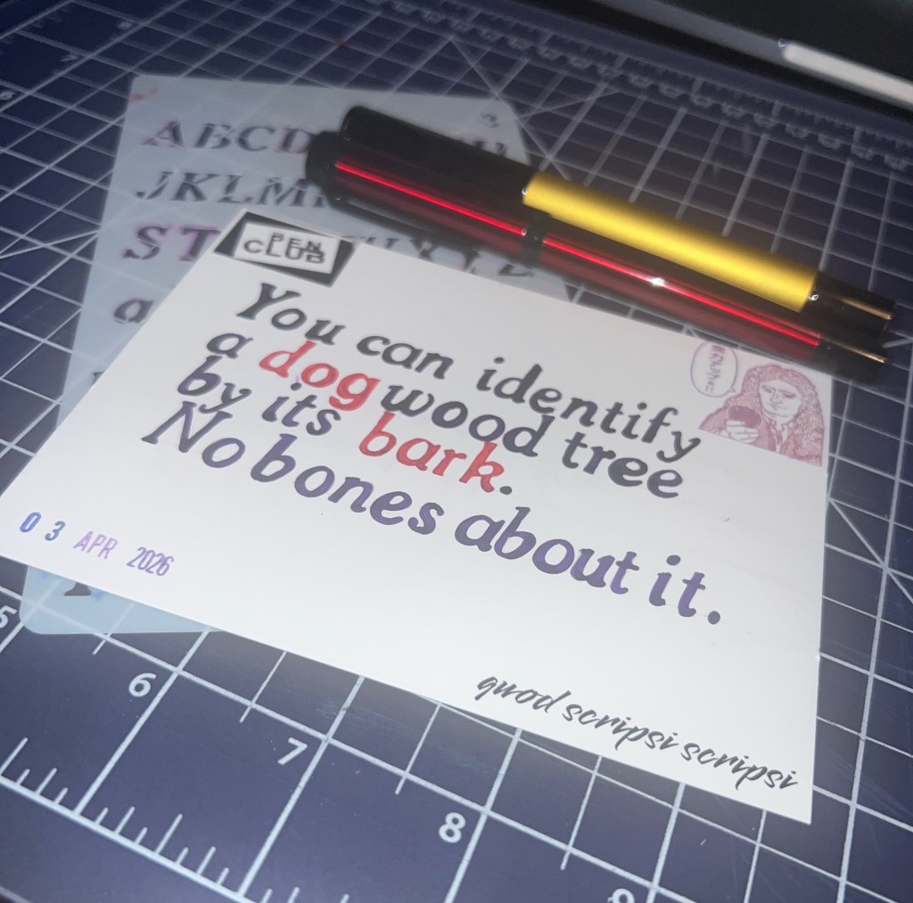 Pen and Ink Challenge –&nbsp;Apr3