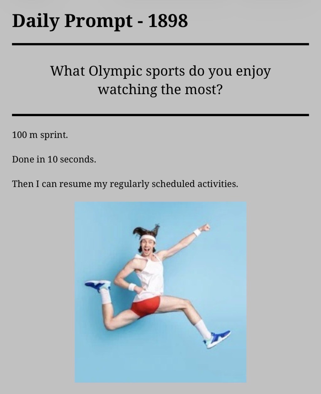 Daily Prompt – 1898