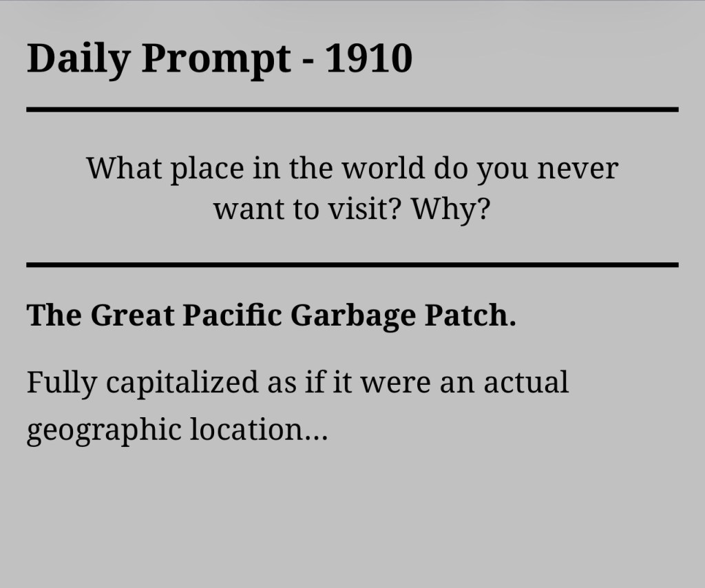 Daily Prompt –&nbsp;1910