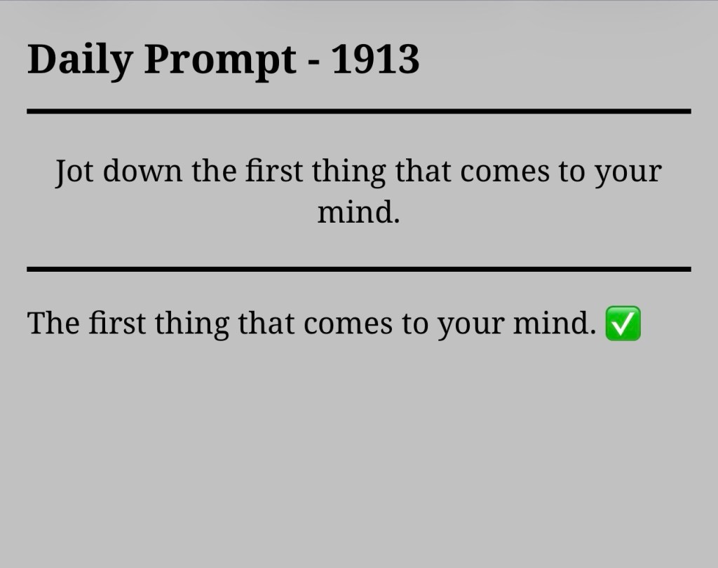 Daily Prompt –&nbsp;1913
