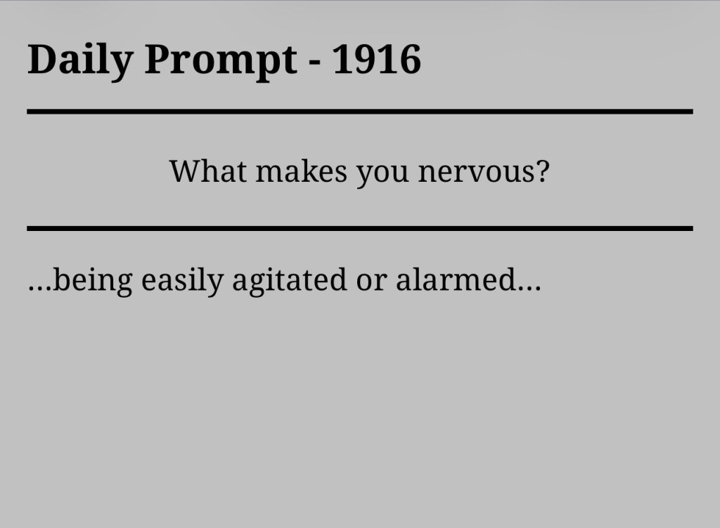 Daily Prompt –&nbsp;1916