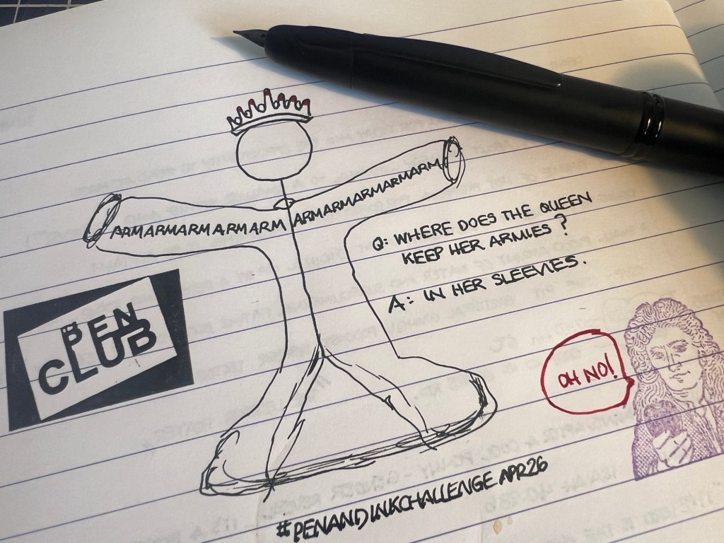 Pen and Ink Challenge –&nbsp;Apr26