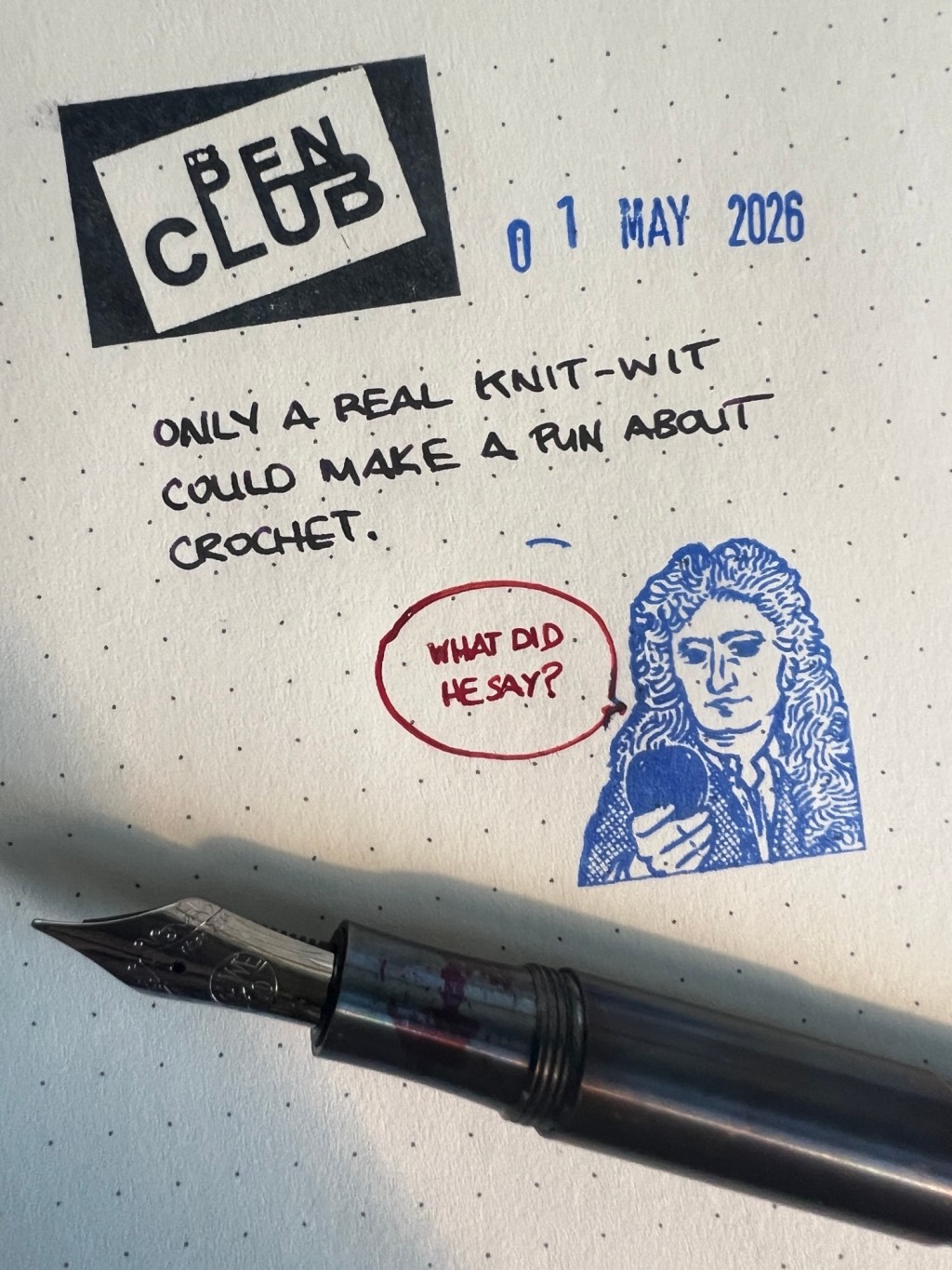 Pen and Ink Challenge –&nbsp;May1