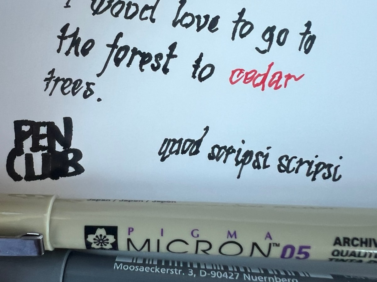 Pen and Ink Challenge –&nbsp;May27