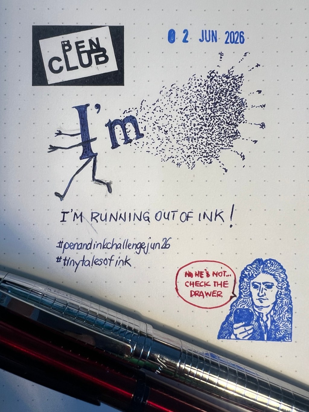 Pen and Ink Challenge –&nbsp;Jun2