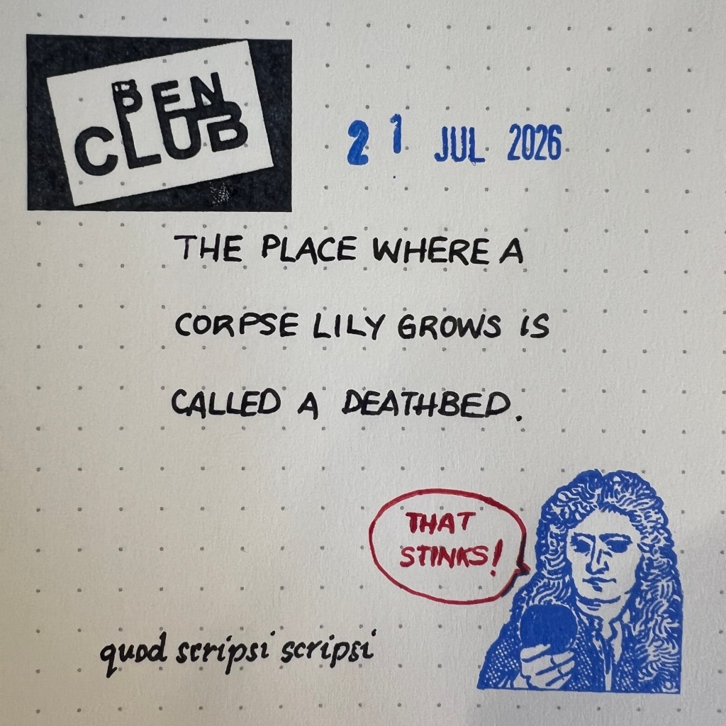 Pen and Ink Challenge –&nbsp;Jul21
