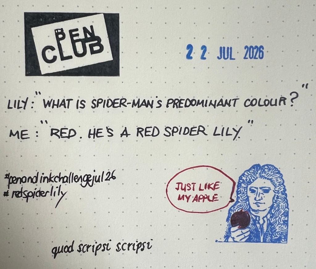 Pen and Ink Challenge –&nbsp;Jul22