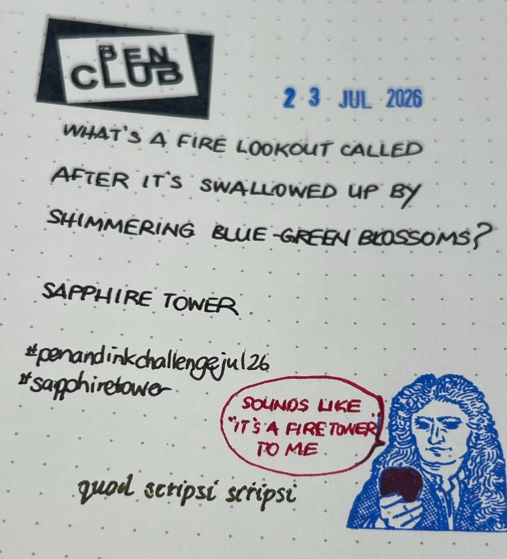 Pen and Ink Challenge –&nbsp;Jul23