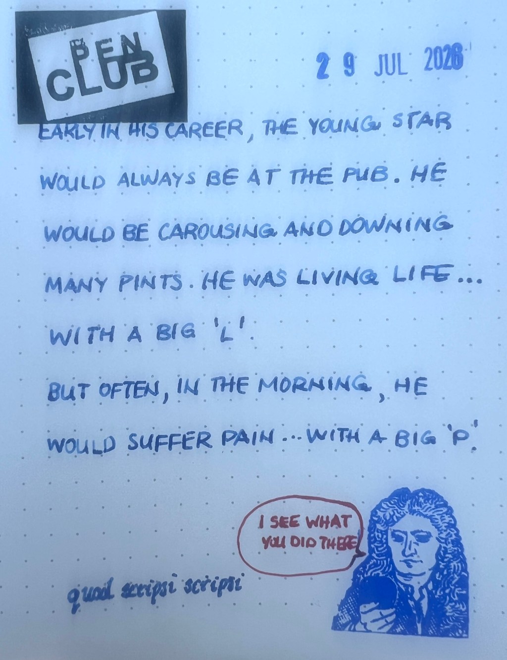 Pen and Ink Challenge –&nbsp;Jul29