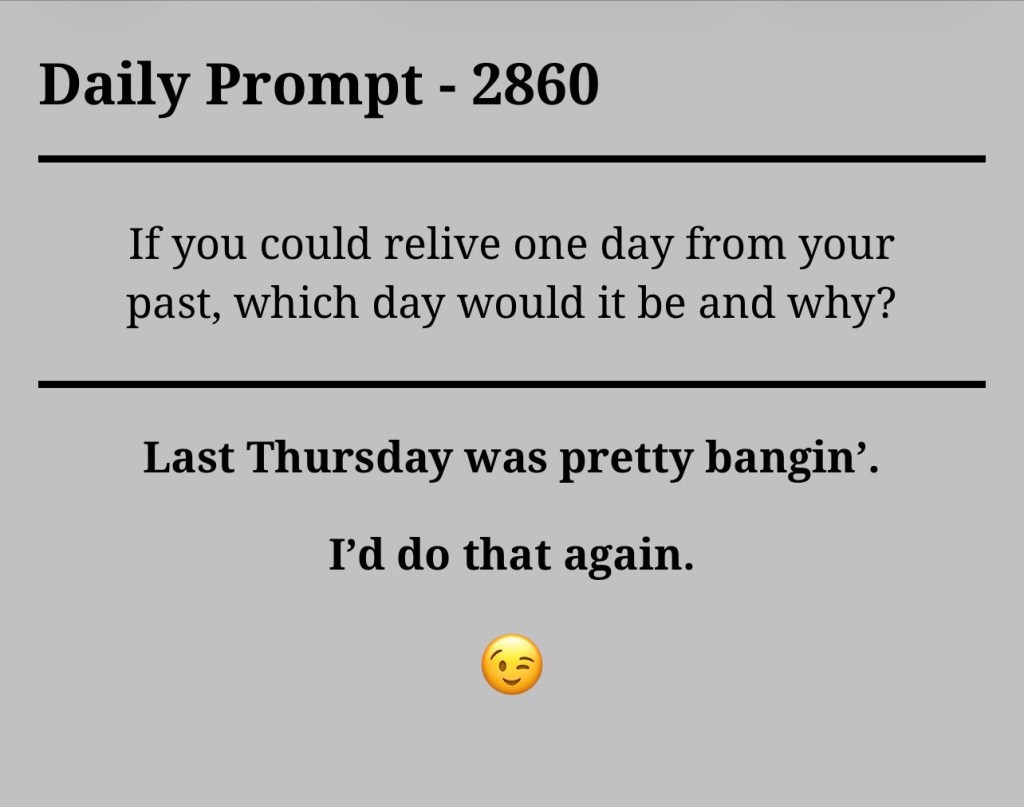 Daily Prompt –&nbsp;2860