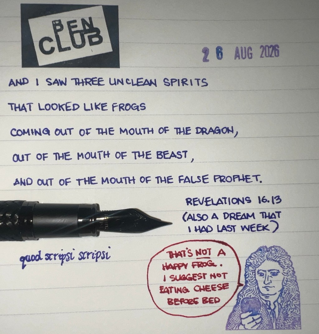 Pen and Ink Challenge –&nbsp;AUG26
