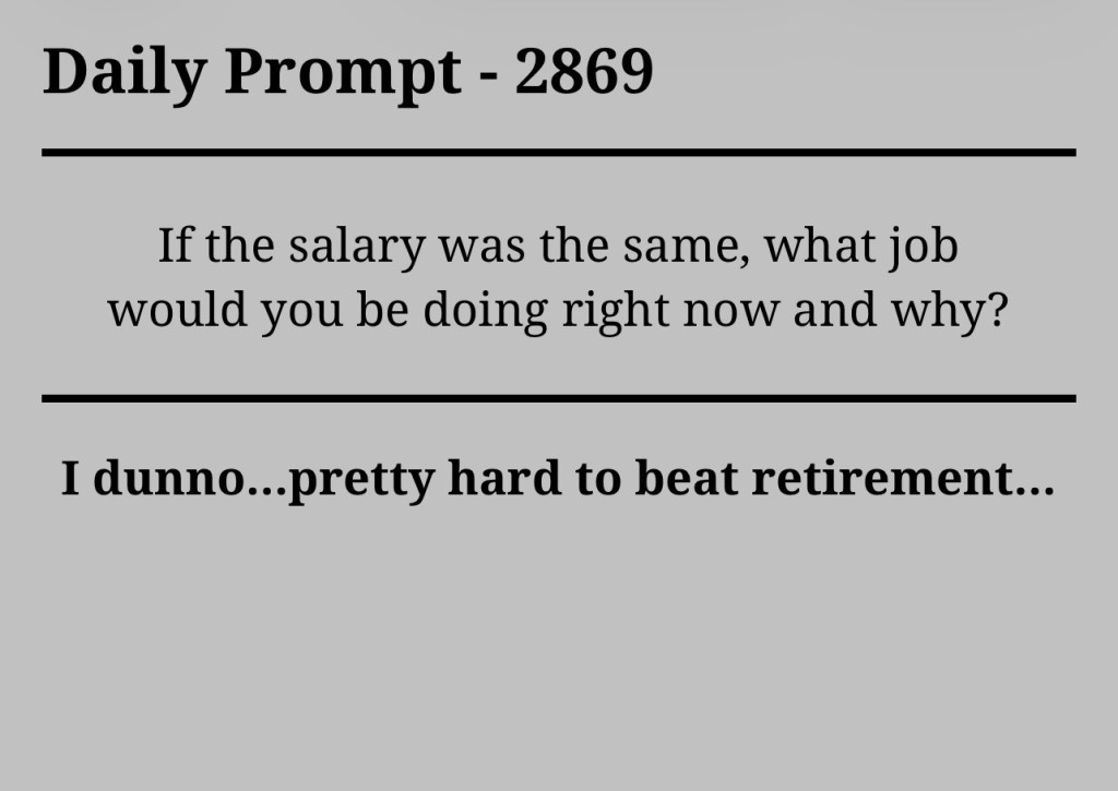 Daily Prompt –&nbsp;2869