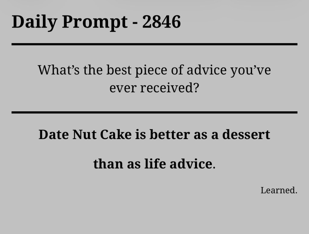 Daily Prompt –&nbsp;2846