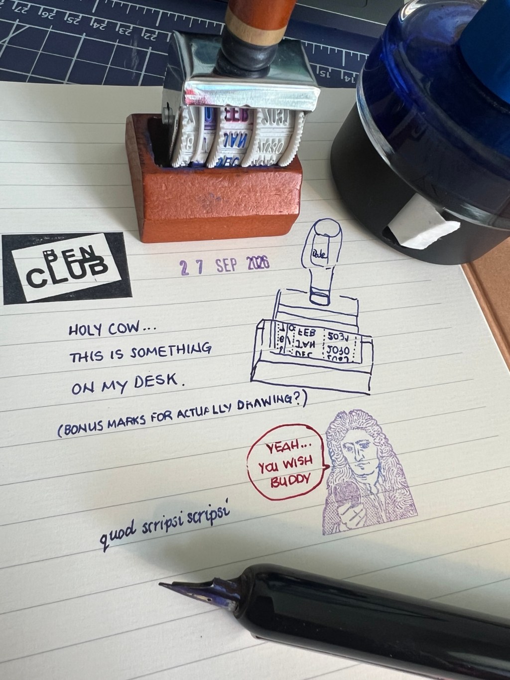 Pen and Ink Challenge –&nbsp;SEPT24
